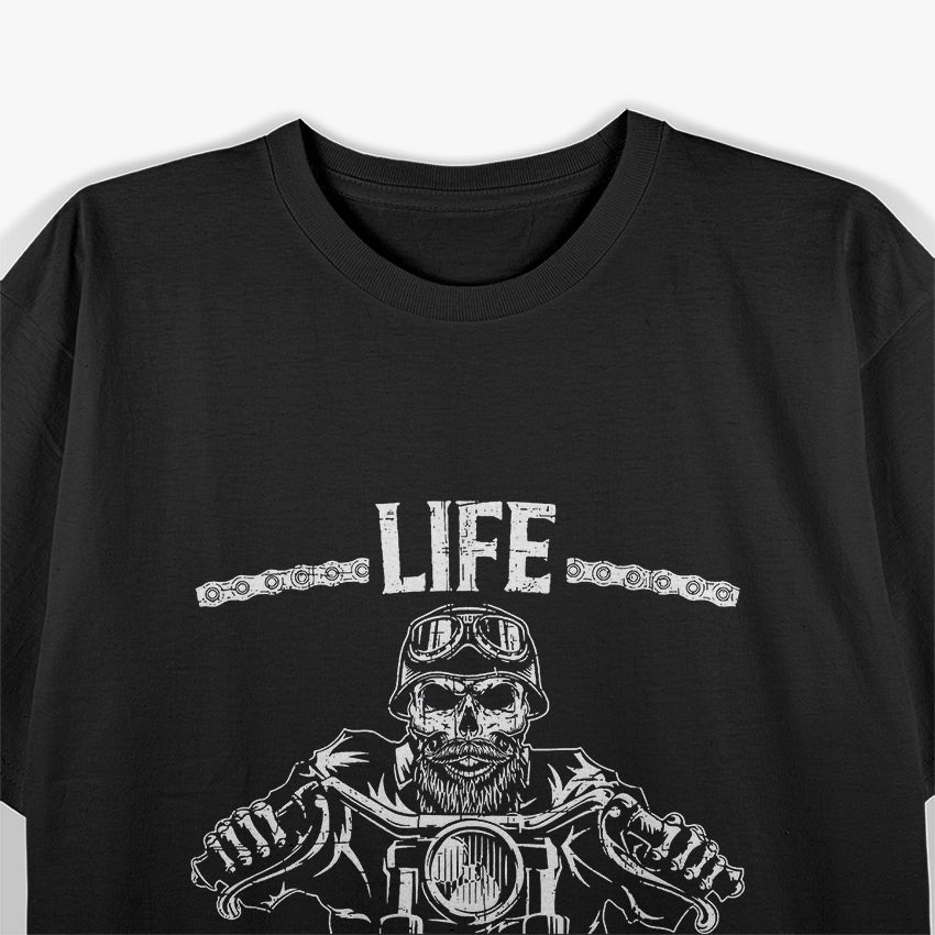 Life Behind Bars Biker Motorcycle T-Shirt