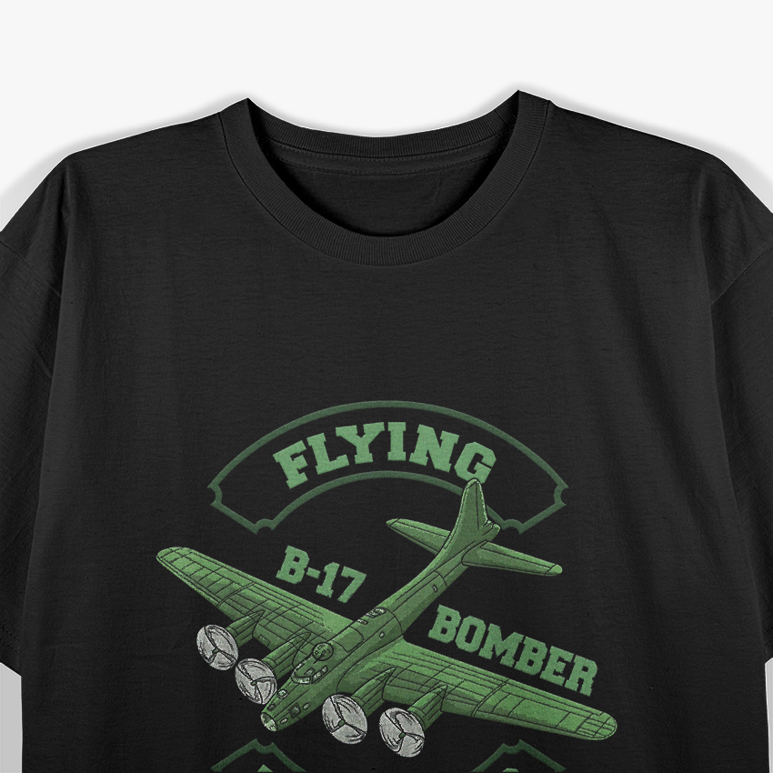 Flying B-17 Bomber, WW2 Plane Aviation Airplane T-Shirt