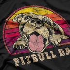 Resting Pit Face Vintage Pitbull T-Shirt