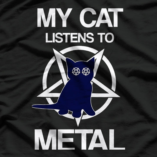 My Cat Listens To Metal T-Shirt