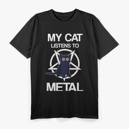 My Cat Listens To Metal T-Shirt