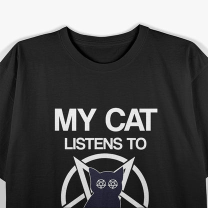 My Cat Listens To Metal T-Shirt