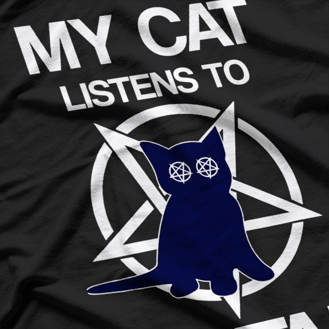 My Cat Listens To Metal T-Shirt