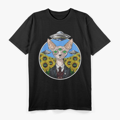 World's Best Sphynx Cat Owner Psychedelic Sphynx Cat T-Shirt