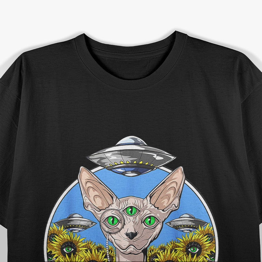 World's Best Sphynx Cat Owner Psychedelic Sphynx Cat T-Shirt