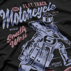 Racing Flat Track Motorcycle Custom Garage T-Shirt