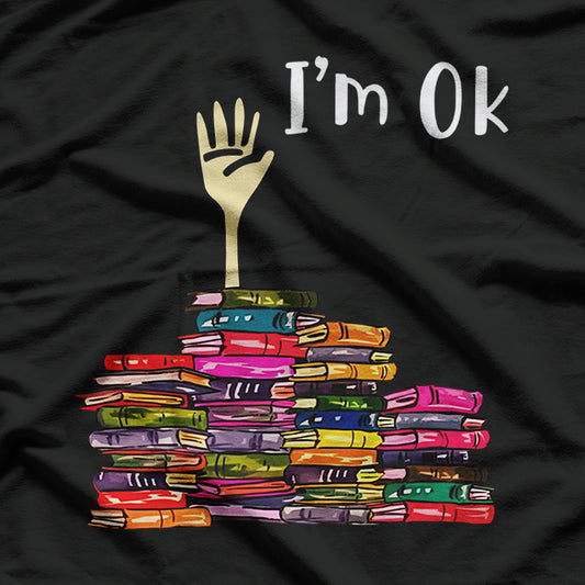 Reading Books Librarian, Reader, Teacher - I’m OK T-Shirt