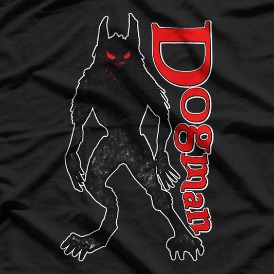 Red Eye Dogman: The Terrifying Cryptid of America's Dark Forests T-Shirt