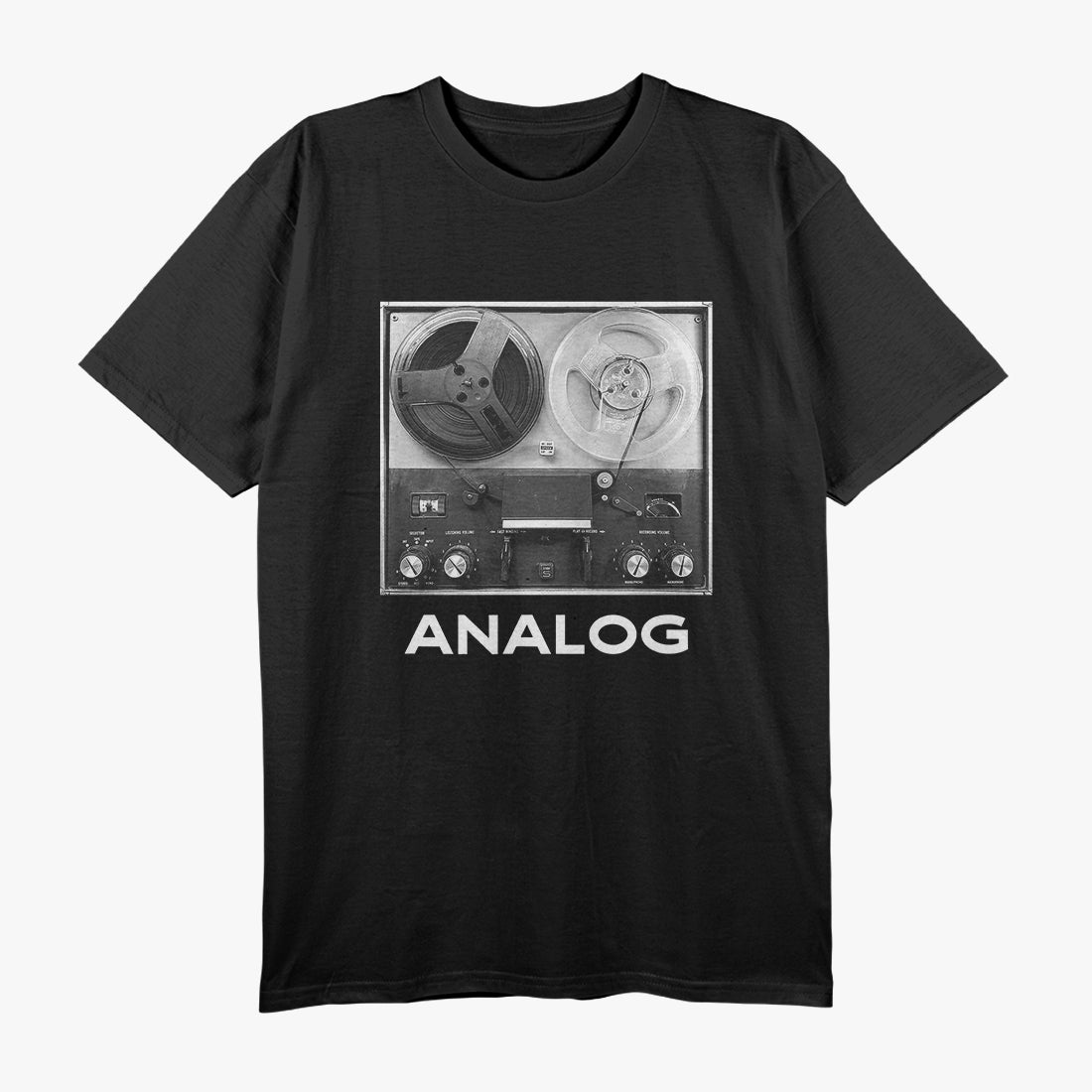 Reel to Reel Cassette Vintage Analog Tape Music Sound T-Shirt