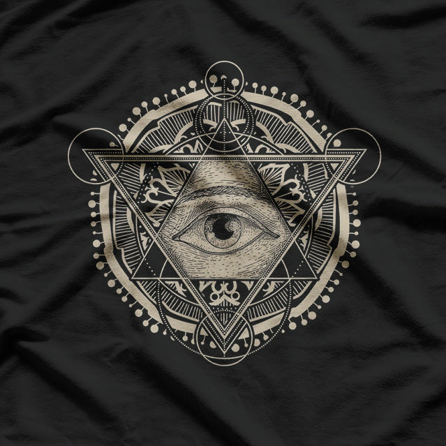 Triangle Eye Illuminati Symbol of Mystery and Power T-Shirt