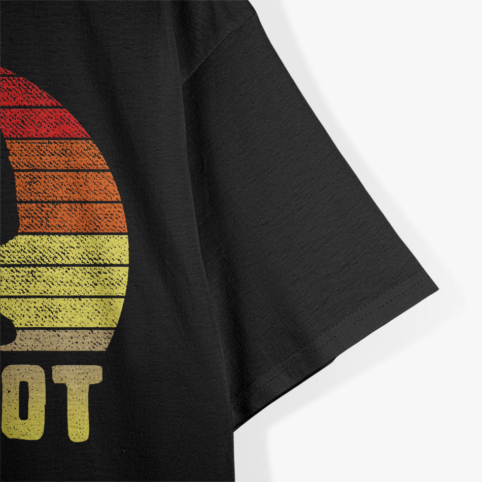Onefoot Leg Amputee Recovery Bigfoot Funny Retro T-Shirt