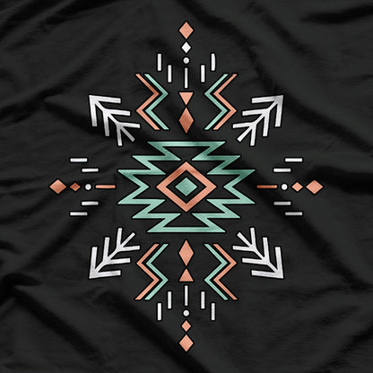 Aztec Dreamcatcher A Fusion of Culture and Spirit T-Shirt