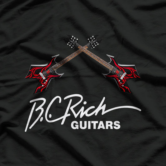 BC Rich Guitars, Rock Your Style with Iconic Guitar Power T-Shirt