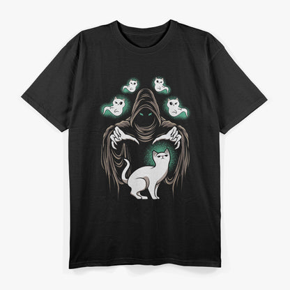 Grim Reaper with Cats T-Shirt