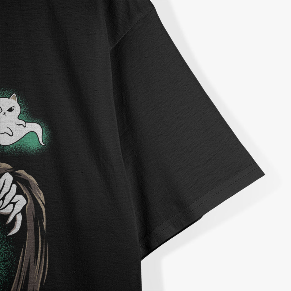 Grim Reaper with Cats T-Shirt