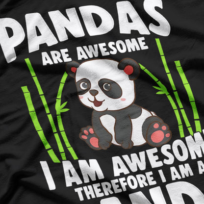 Cute Panda Awesome T-Shirt