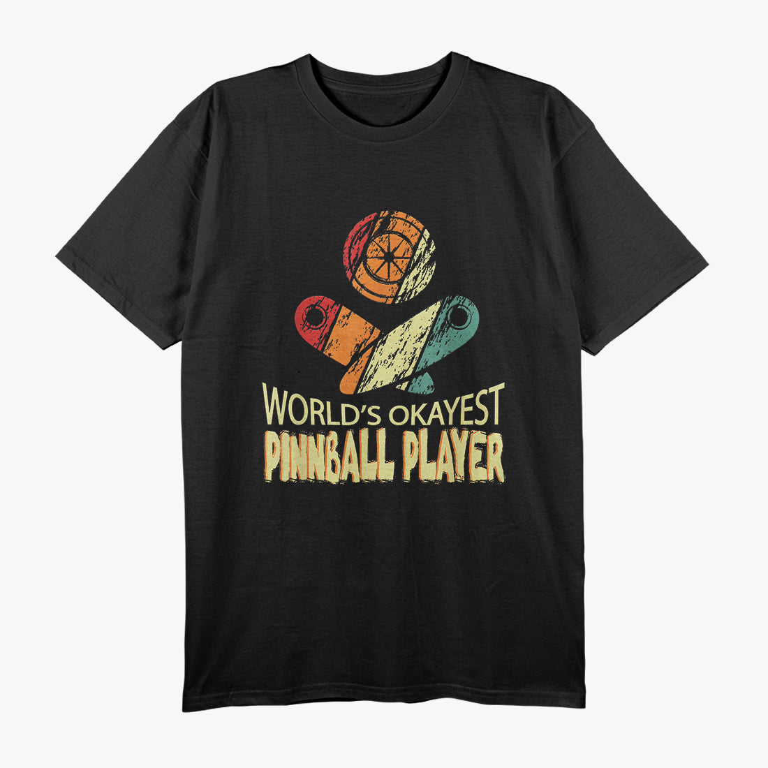 Funny Pinball Player Worlds Okayest Classic T-Shirt