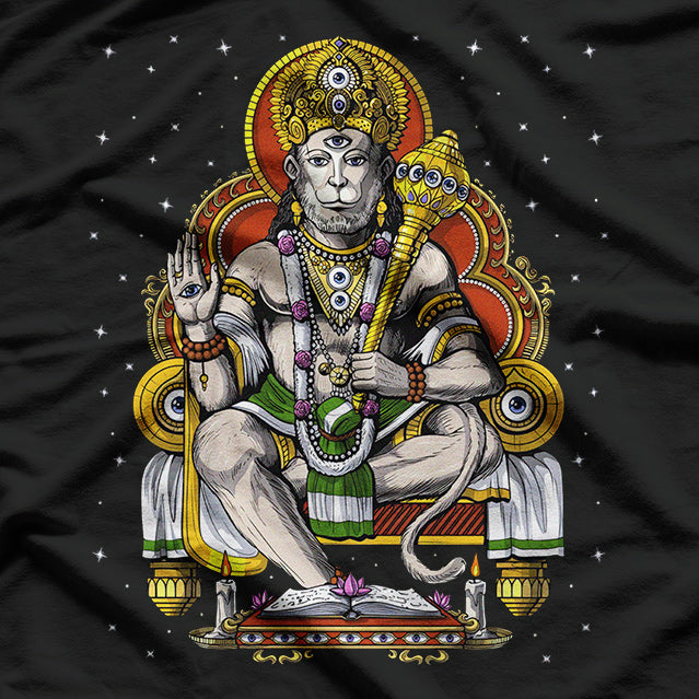 Hanuman The Monkey God of Hinduism and Devotion T-Shirt