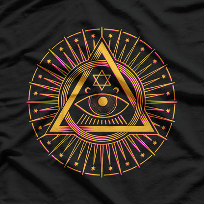 Illuminati Symbol Third Eye of Knowledge and Mystery T-Shirt