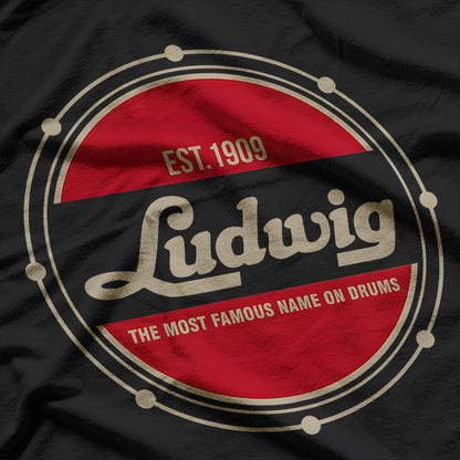 LUDWIG DRUMS, Drums Drummer T-Shirt