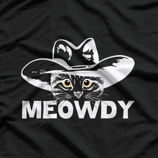 Meowdy Cat Cowboy T-Shirt