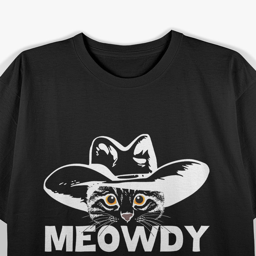 Meowdy Cat Cowboy T-Shirt