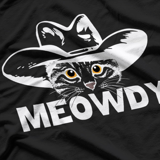 Meowdy Cat Cowboy T-Shirt