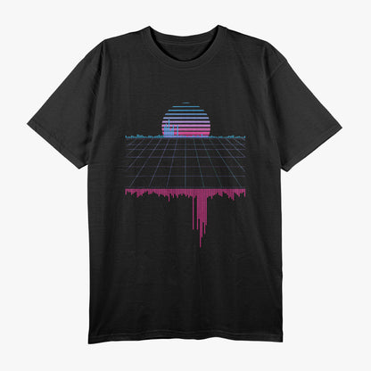 Outruns Synthwave Vaporwave Aesthetic Sunset – A Neon Dream of Retro Futurism T-Shirt