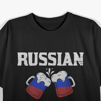 Russia Beer Squad Flag & Fun T-Shirt