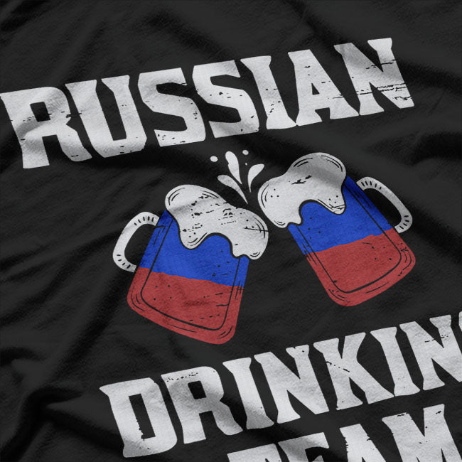 Russia Beer Squad Flag & Fun T-Shirt