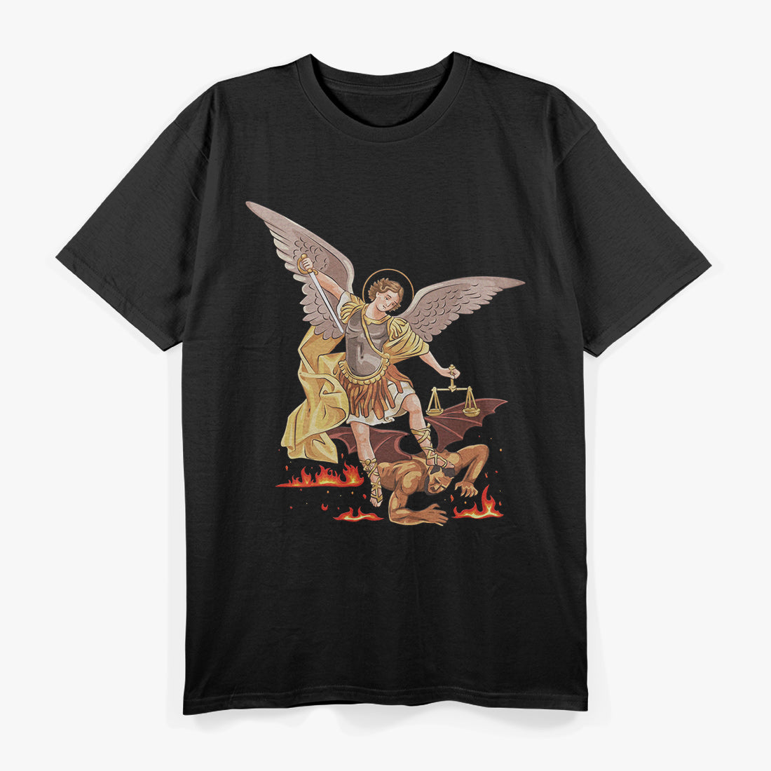 St. Michael the Archangel Protector and Warrior of Light T-Shirt