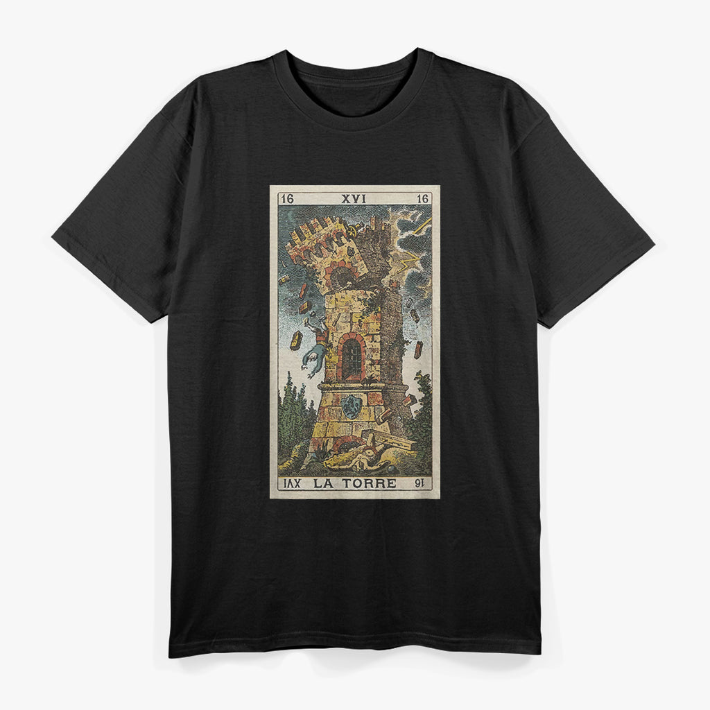 The Tower Tarot Card XVI - A Symbol of Chaos and Transformation T-Shirt