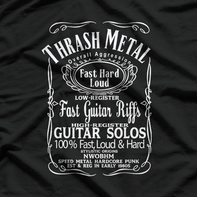 Thrashmetal Thrash Death Metal Guitar T-Shirt