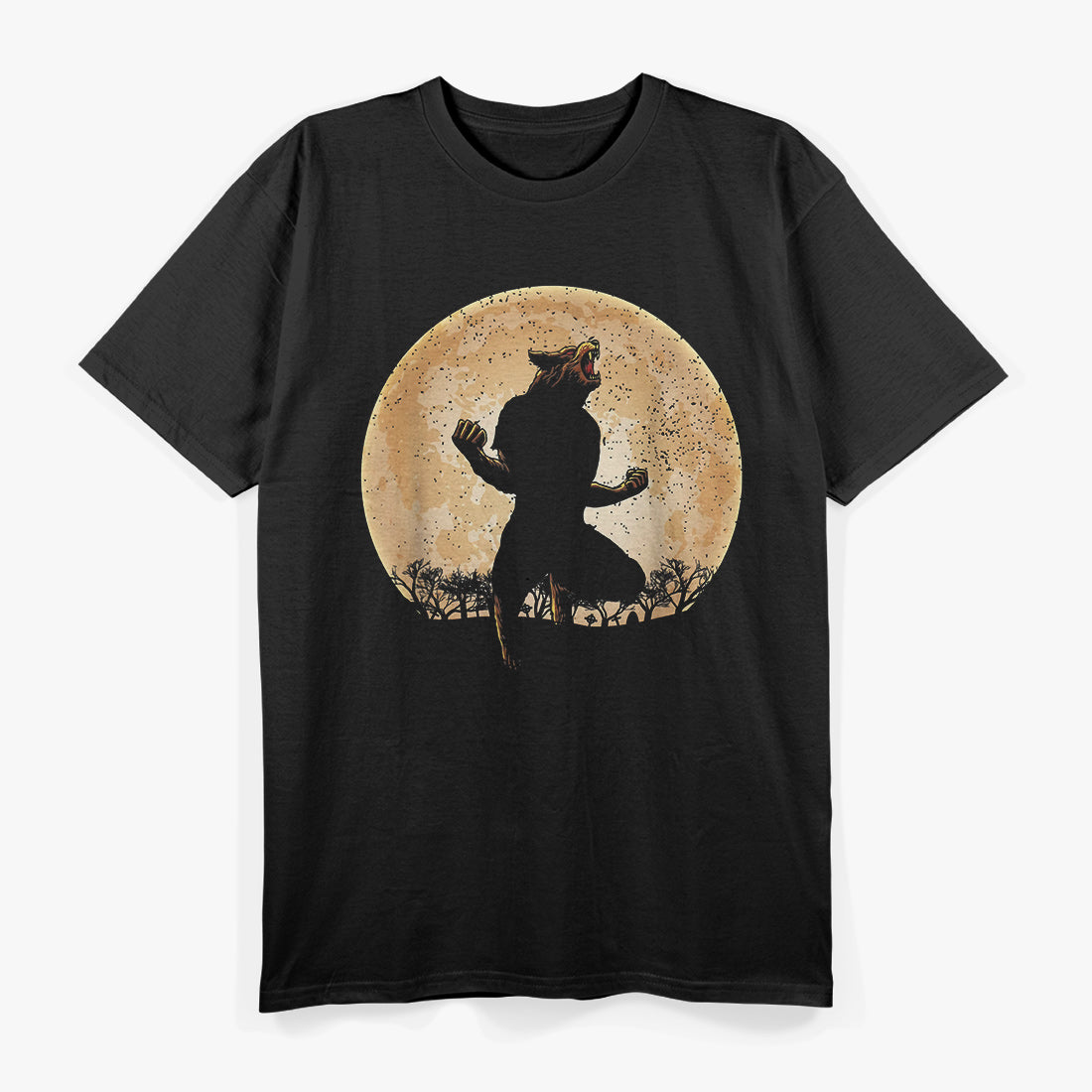 Werewolf Under the Blood Moon Myth of the Lycan Wolf Man T-Shirt