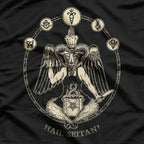Hail Seitan Occult Vegan Chef Baphomet with a Twist of Humor T-Shirt
