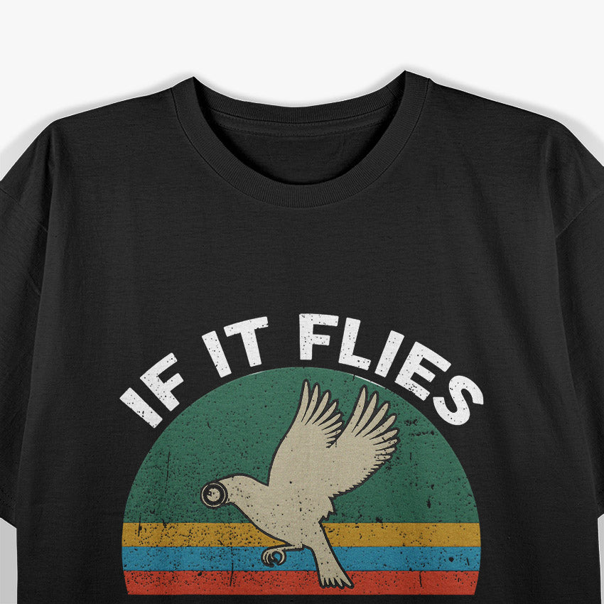Birds Arent Real If Flies It Spies Funny Conspiracy T-Shirt