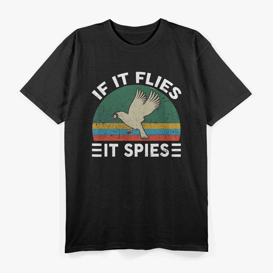 Birds Arent Real If Flies It Spies Funny Conspiracy T-Shirt