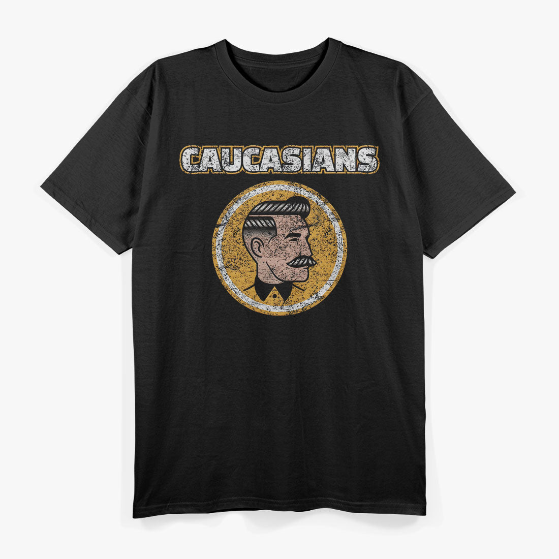 Caucasian Funny Vintage Caucasians Pride T-Shirt