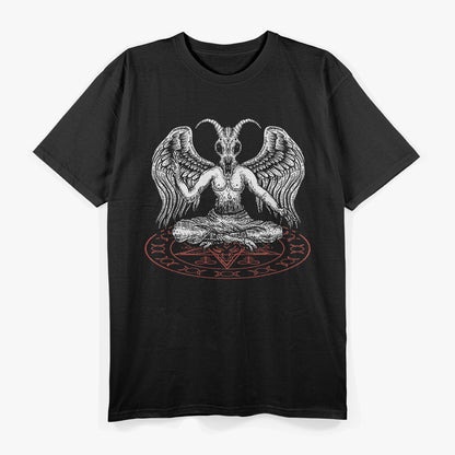 Baphomet Pentagram Iconic Symbol of Occult Power and Dark Mysticism T-Shirt