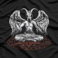 Baphomet Pentagram Iconic Symbol of Occult Power and Dark Mysticism T-Shirt