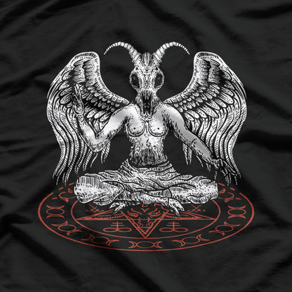 Baphomet Pentagram Iconic Symbol of Occult Power and Dark Mysticism T-Shirt