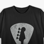 Guitar Pick Guitar Silhouette For Guitar Players T-Shirt