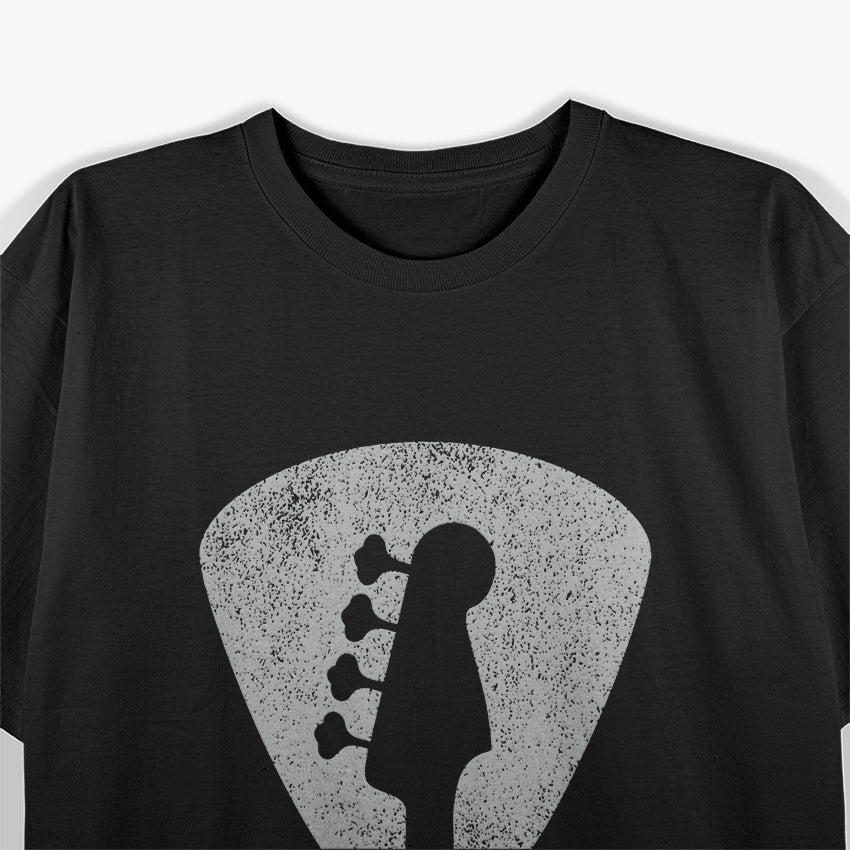 Guitar Pick Guitar Silhouette For Guitar Players T-Shirt
