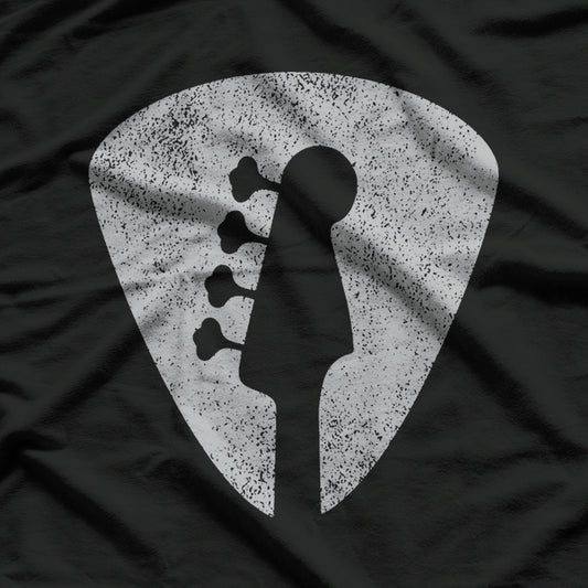 Guitar Pick Guitar Silhouette For Guitar Players T-Shirt