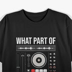 Cool Sound Engineer Art DJ Mixing Desk Lovers T-Shirt
