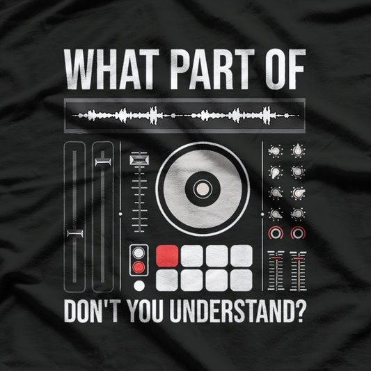 Cool Sound Engineer Art DJ Mixing Desk Lovers T-Shirt