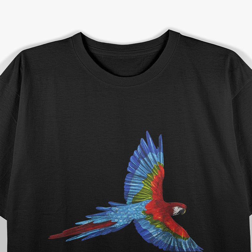 Costa Rica Bird Scarlet Macaw Central American Country T-Shirt