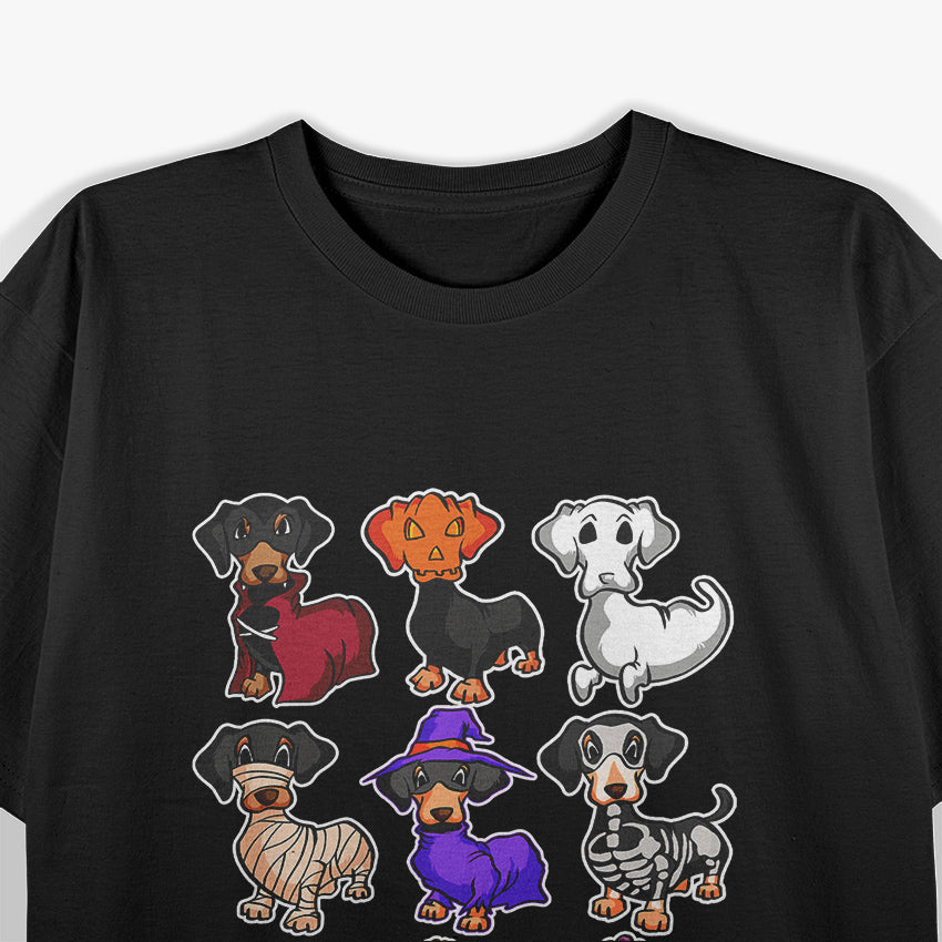 Dachshund Happy Halloweiner Funny Halloween Dogs Lover T-Shirt