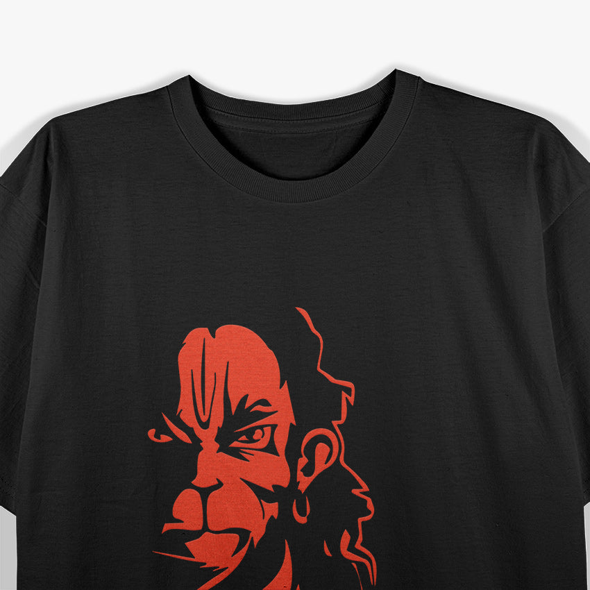 Hanuman The Powerful Hindu God of Strength and Devotion T-Shirt