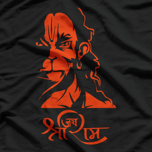 Hanuman The Powerful Hindu God of Strength and Devotion T-Shirt